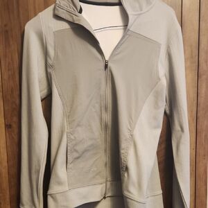 Women's Gray Cyclers Jacket With Hoodie